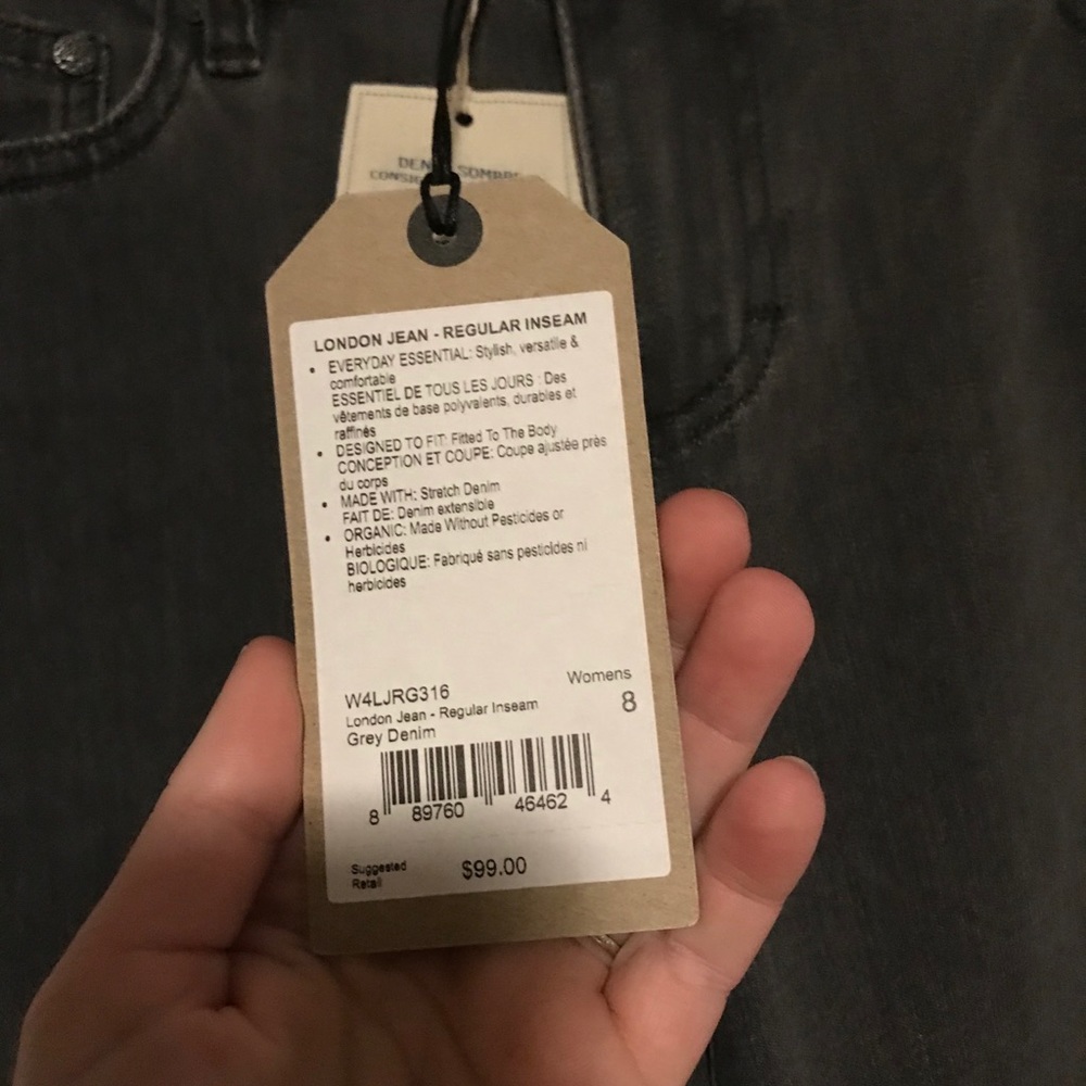 Women's Gray Skinny Jeans - Picture 6 of 10
